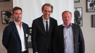 (De droite à gauche) Benjamin Déjardin (président), l’économiste Philippe Dessertine et Étienne Bodin (DG). ©P.Glemas